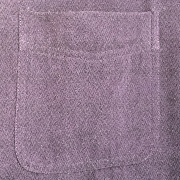 St. John's Bay | Vintage 90's Deep Purple Ultra Suede Button Down Shirt XL Tall - Picture 9 of 17